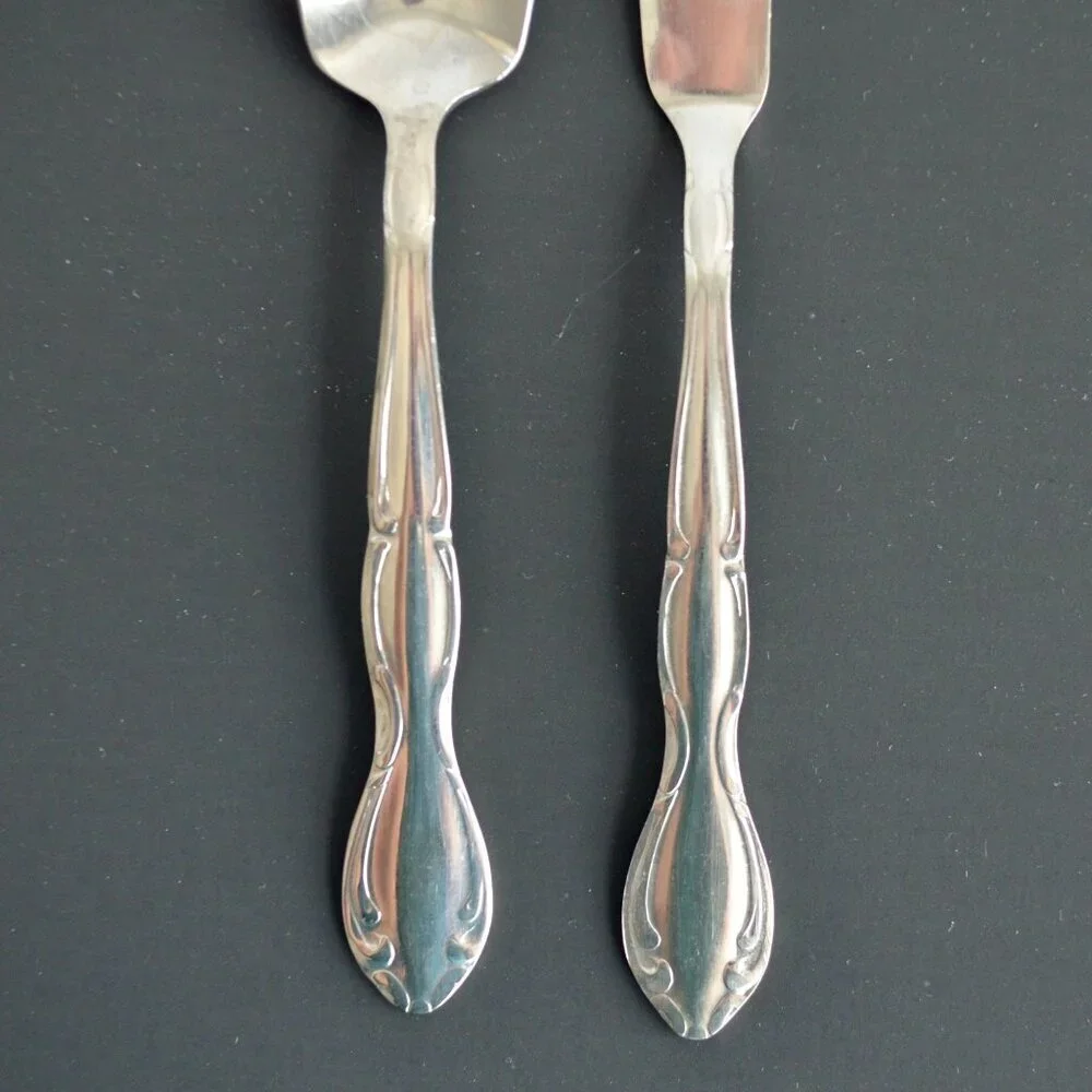 Lifetime Cutlery Stainless Steel Korea Sugar Spoon Butter Knife Vintage Set